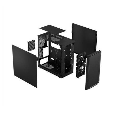 Fractal Design | Focus 2 | Side window | Black Solid | Midi Tower | Power supply included No | ATX - 12